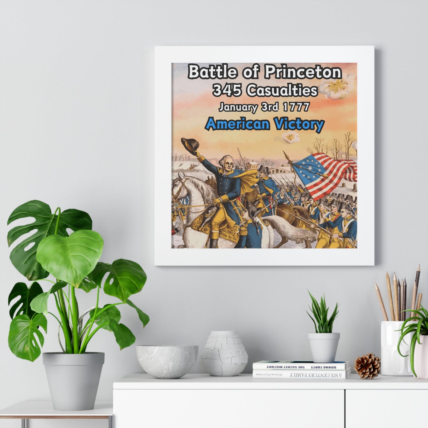 Battle of Princeton Framed Poster