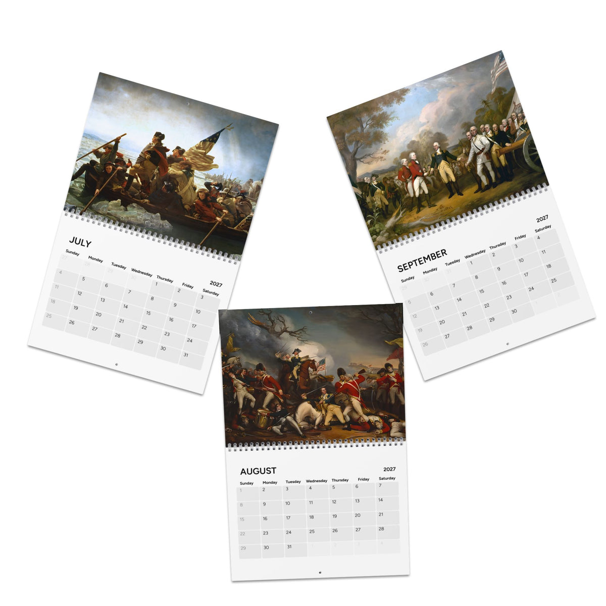 Revolutionary War 2027 Wall Calendar