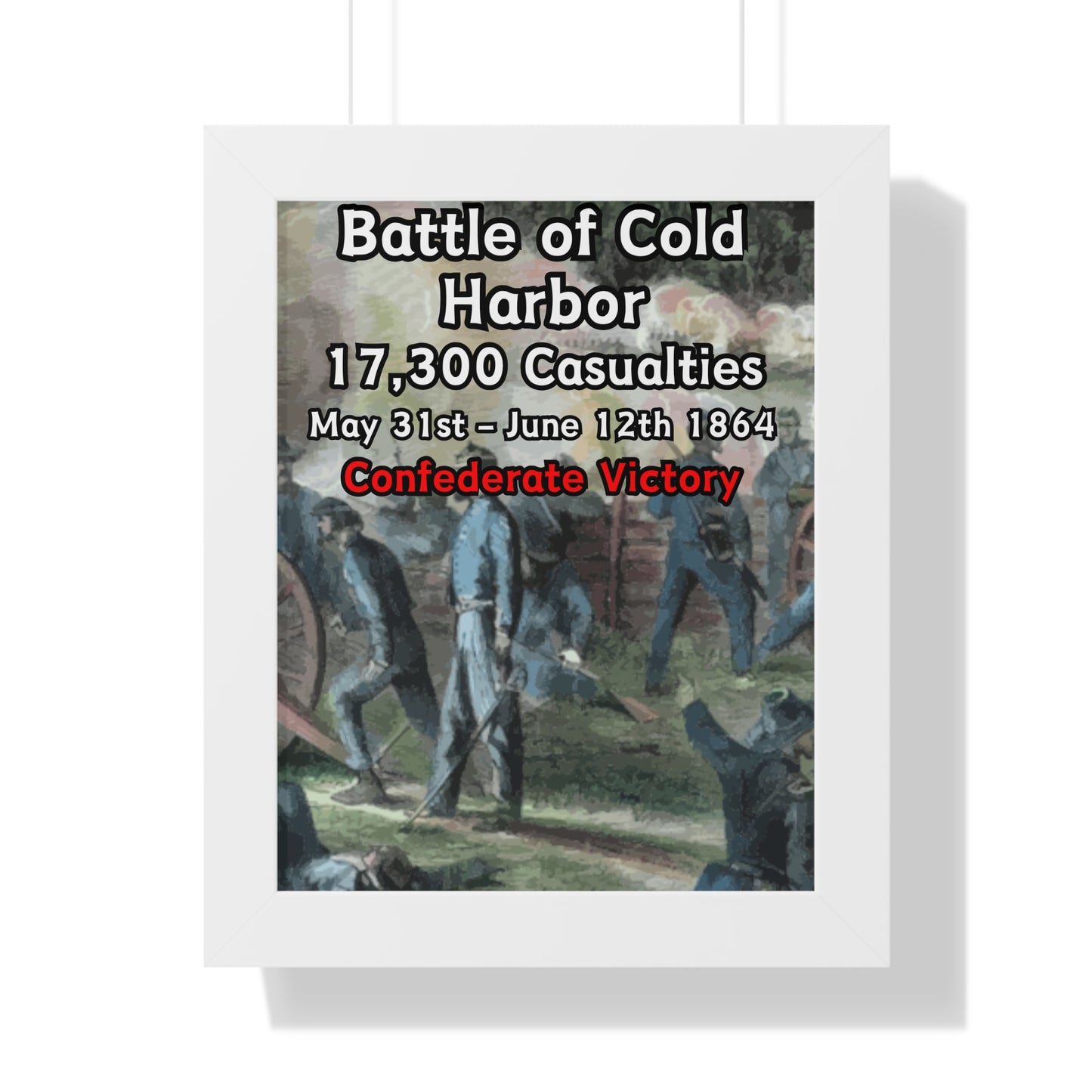 Battle of Cold Harbor Framed Poster