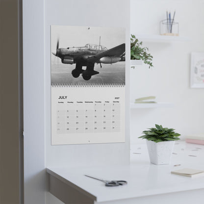 Vintage WW2 Bombers 2027 Wall Calendar