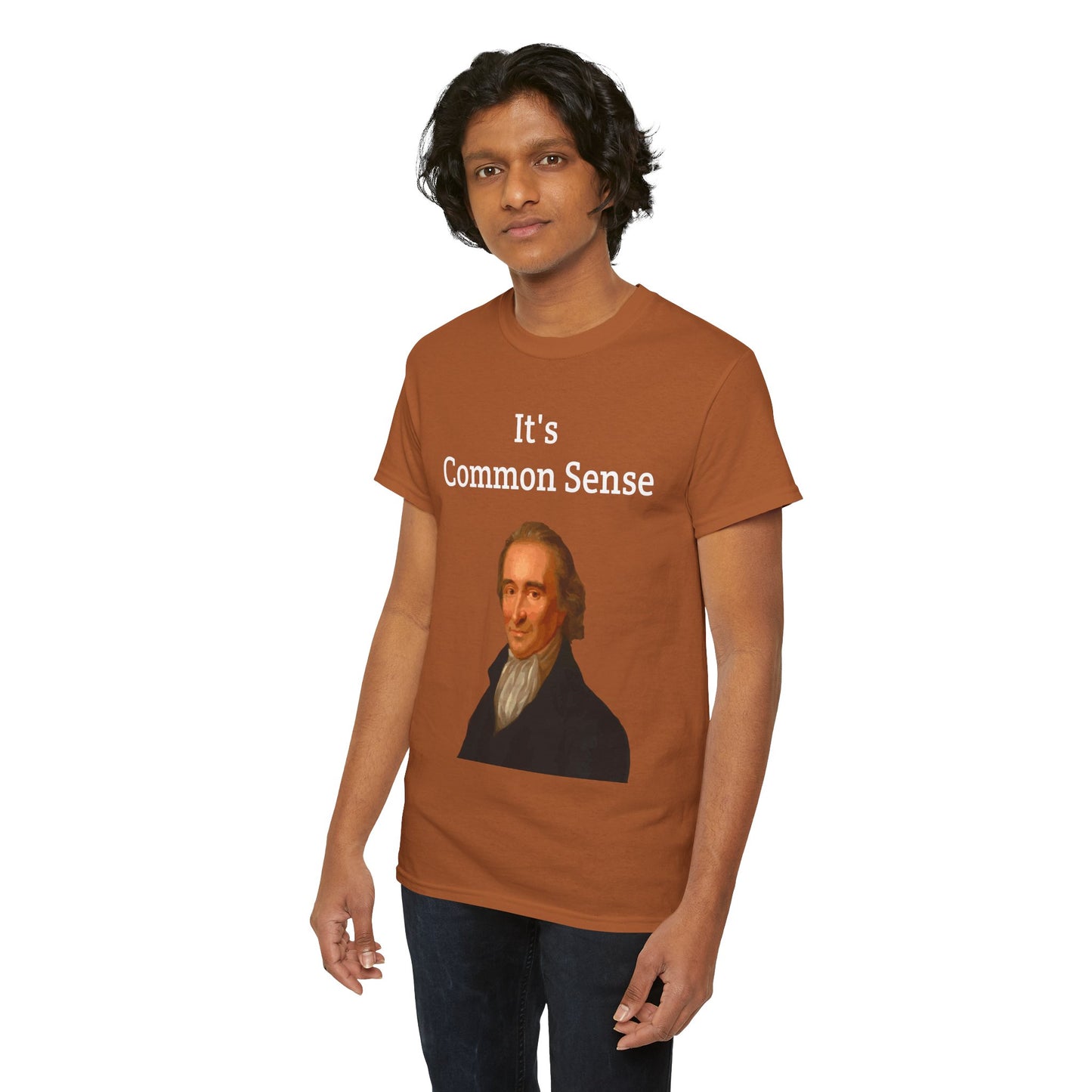 It's Common Sense Thomas Paine History Unisex Heavy Cotton T-Shirt