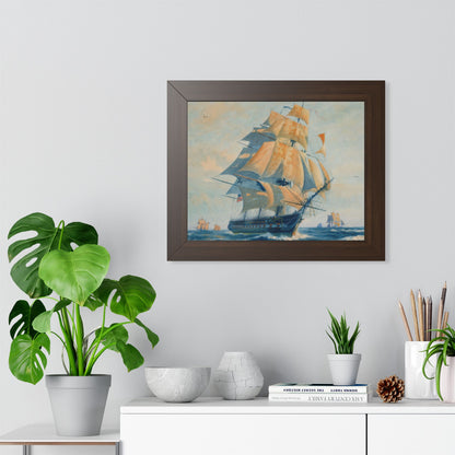 USS Constitution "Old Ironsides" Framed Print | Gordon Grant