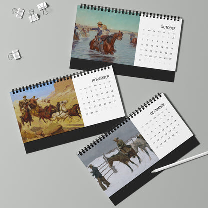 American Western 2027 Desktop Calendar
