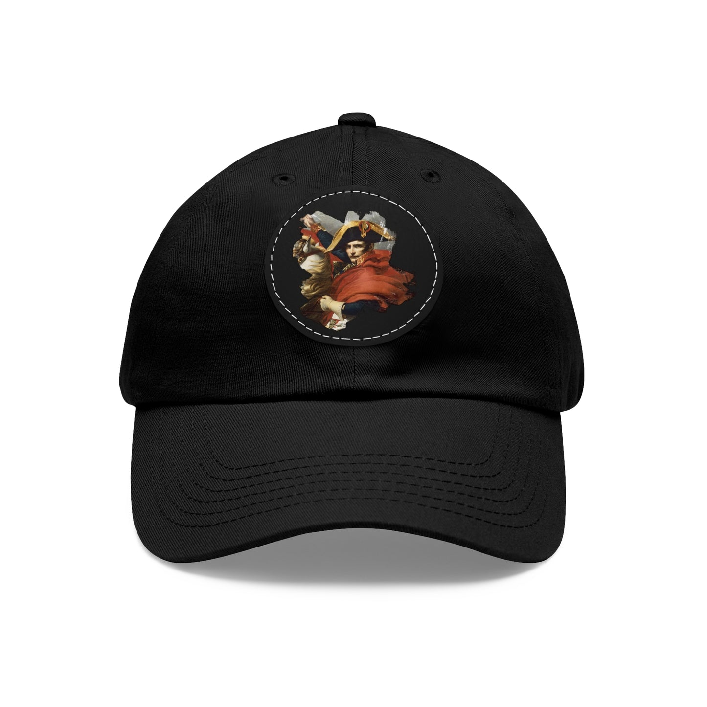 Napoleon Bonaparte Leather Patch Hat