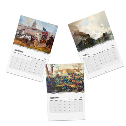 Civil War 2026 (Grid Style) Calendar