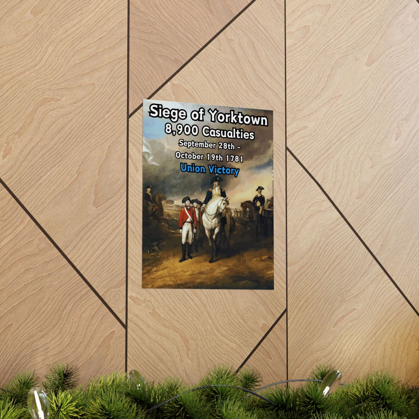 Siege of Yorktown Vertical Matte Poster