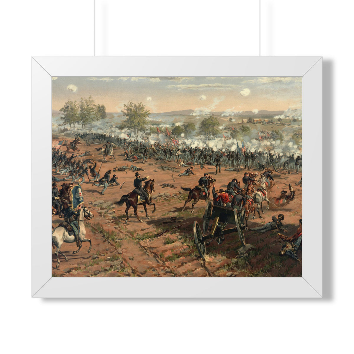 Battle of Gettysburg Framed Print | Thure de Thulstrup, 1887