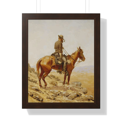 The Lookout Framed Painting Poster