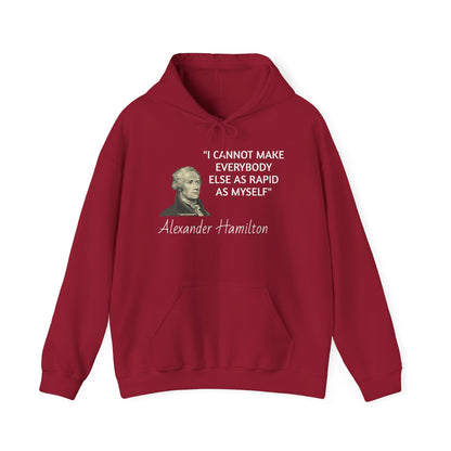 Alexander Hamilton Quote Hoodie