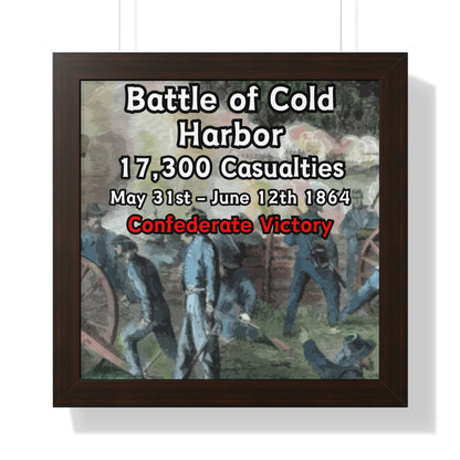 Battle of Cold Harbor Framed Poster