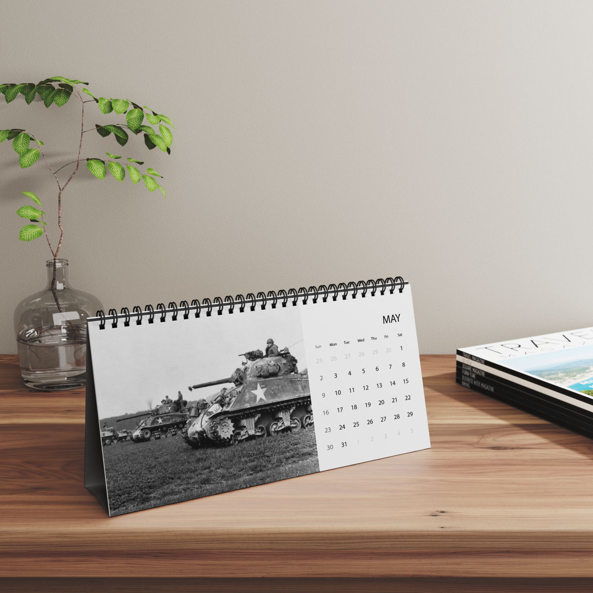 Tanks Throughout History 2027 Desktop Calendar