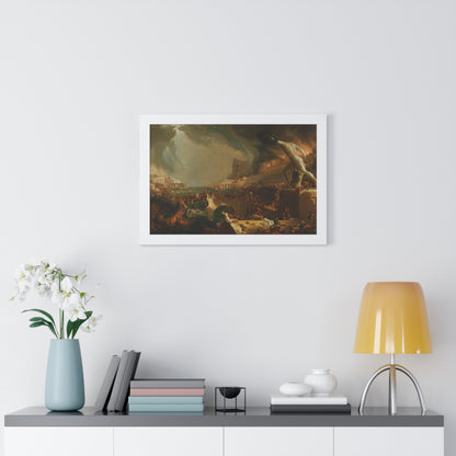 Destruction from The Course of Empire Framed Painting Poster