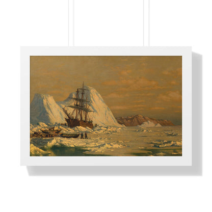 Historical An Incident of Whaling Framed Painting Poster