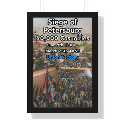 Siege of Petersburg Framed Poster