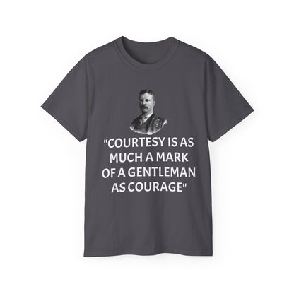 Theodore Roosevelt Quote Unisex Ultra Cotton Shirt