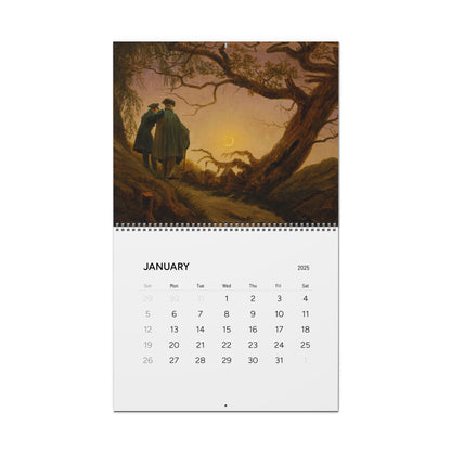 Caspar David Friedrich 2025 Paintings Calendar