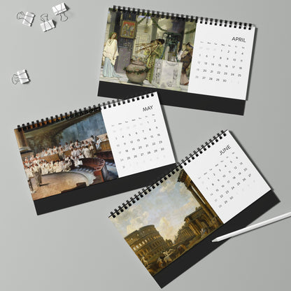 Roman History 2026 Desktop Calendar