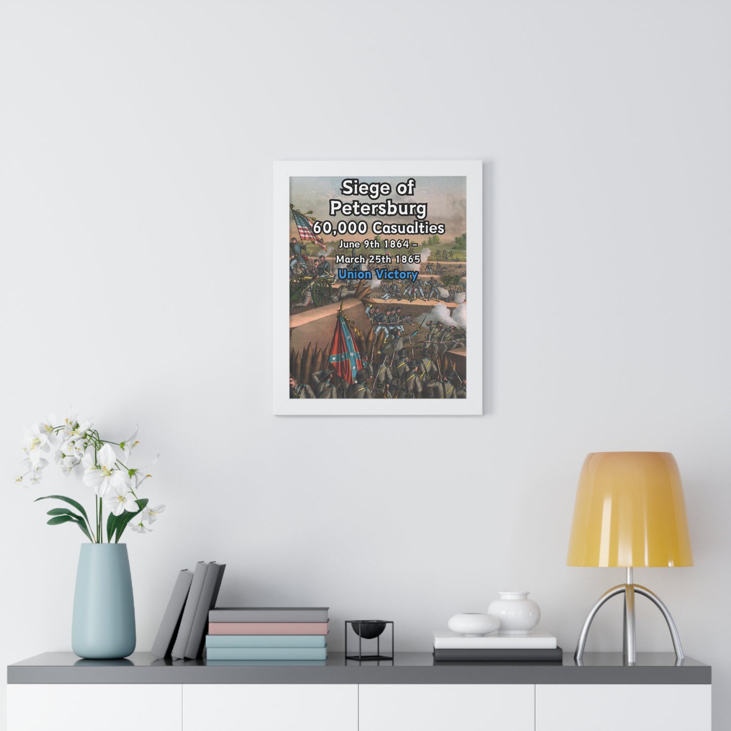 Siege of Petersburg Framed Poster