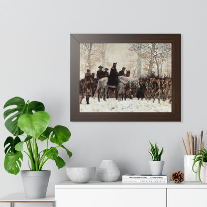 The March to Valley Forge Framed Print | William B. T. Trego, 1883