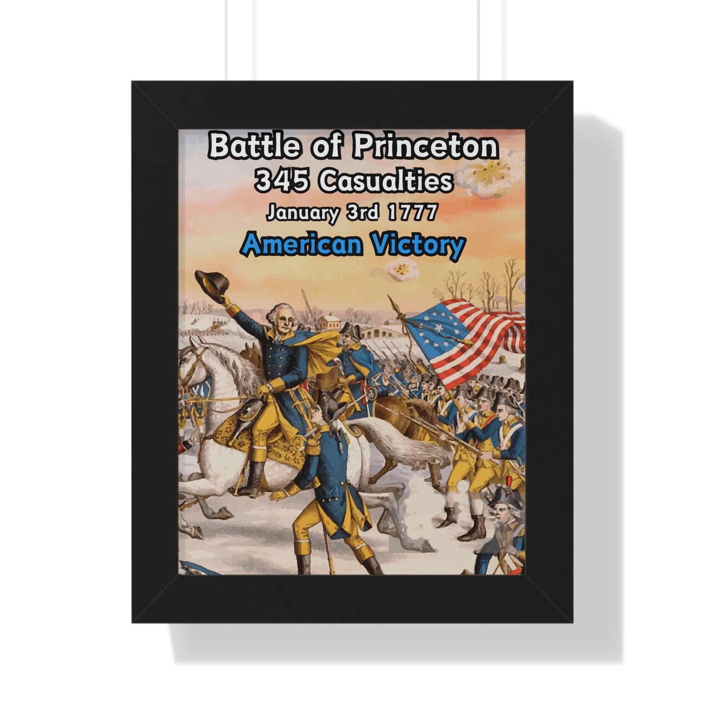 Battle of Princeton Framed Poster