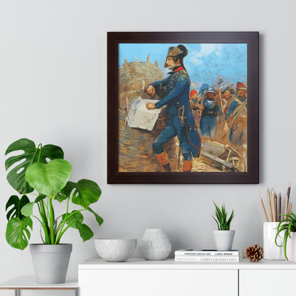 Napoleon Bonaparte at the Siege of Toulon Framed Painting Poster