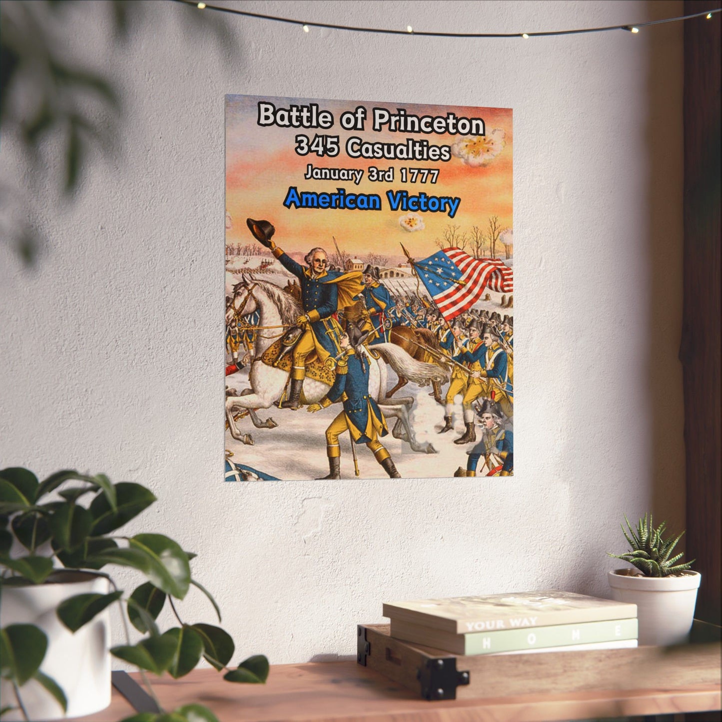 Battle of Princeton Vertical Matte Poster