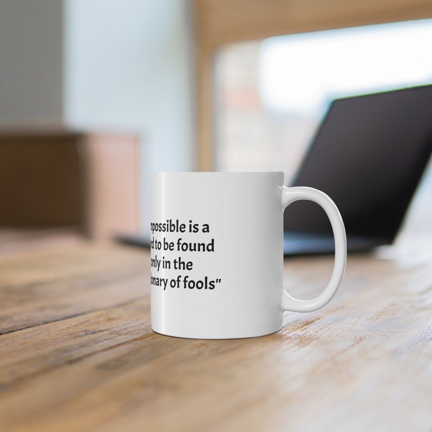 Napoleon Bonaparte Quote Mug