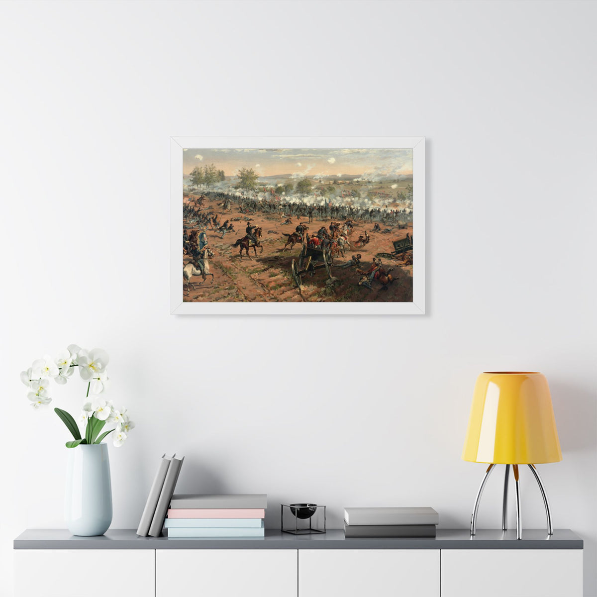 Battle of Gettysburg Framed Print | Thure de Thulstrup, 1887