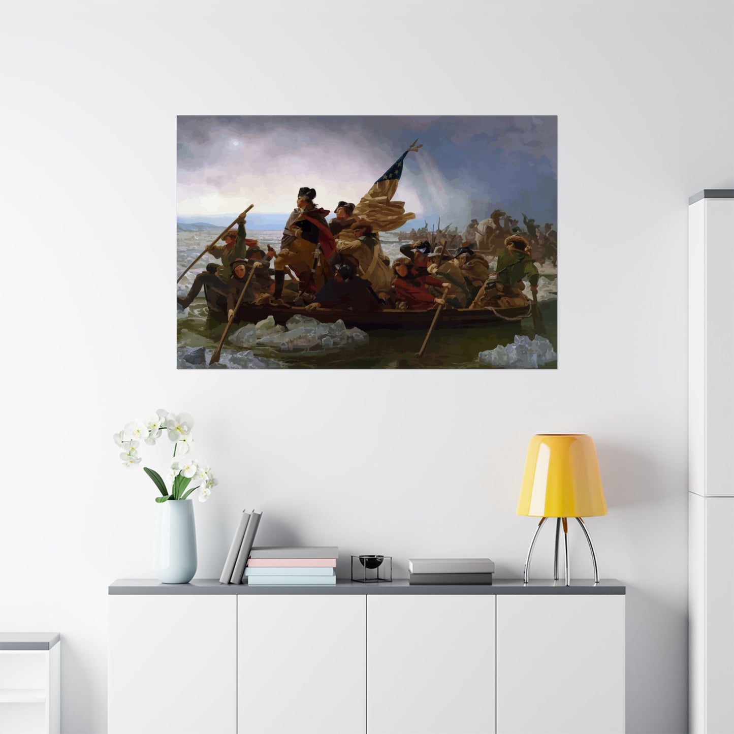 George Washington Crossing the Delaware Matte Poster