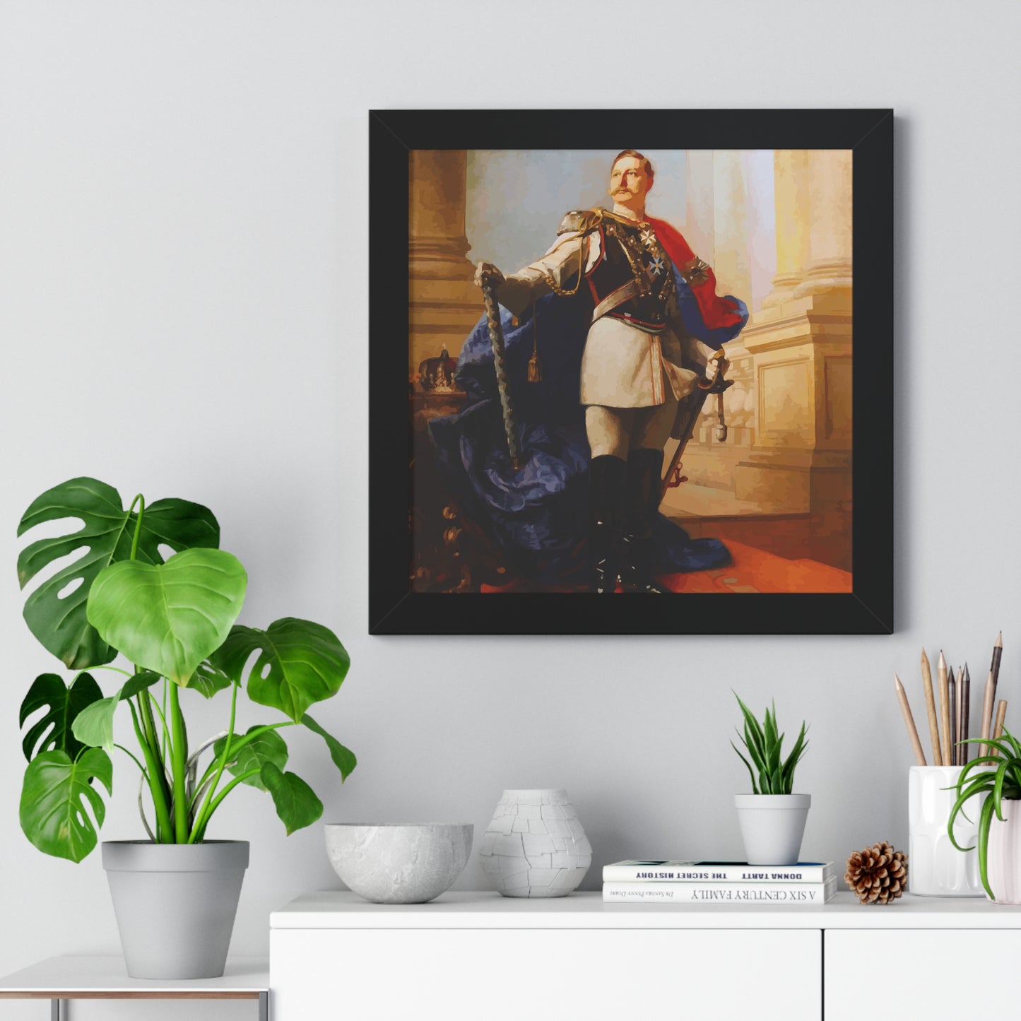 Kaiser Wilhelm II Framed Painting Poster