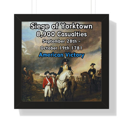 Siege of Yorktown Framed Poster