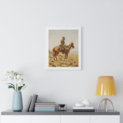 The Lookout Framed Painting Poster