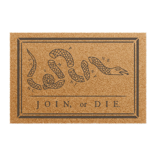 Join or Die Doormat