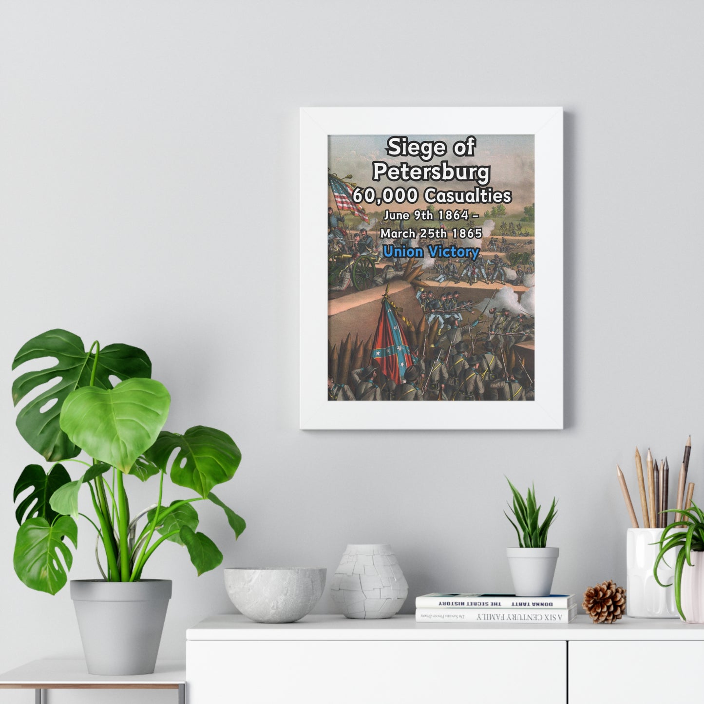 Siege of Petersburg Framed Poster