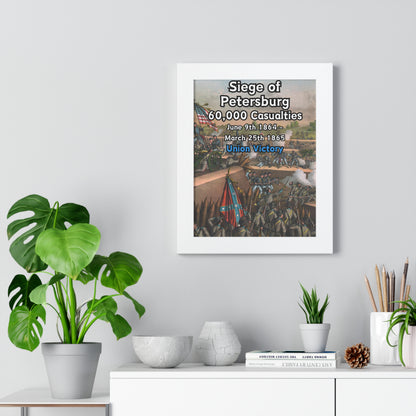 Siege of Petersburg Framed Poster