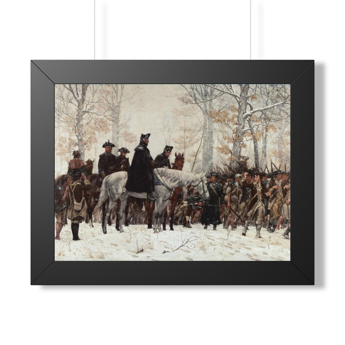 The March to Valley Forge Framed Print | William B. T. Trego, 1883