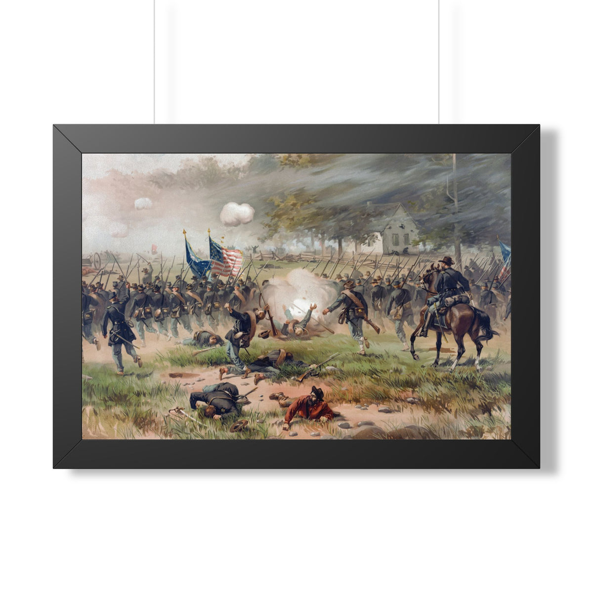Battle of Antietam Framed Print | Thure de Thulstrup, 1887
