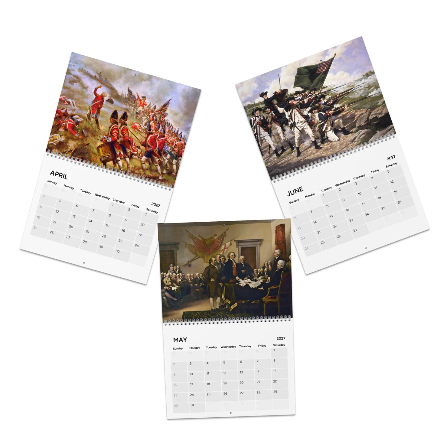Revolutionary War 2027 Wall Calendar