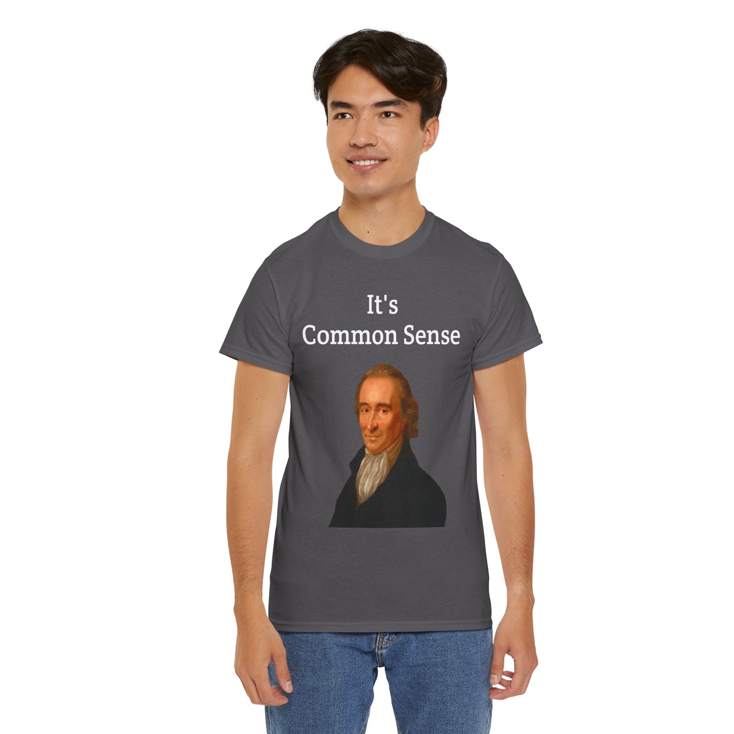 It's Common Sense Thomas Paine History Unisex Heavy Cotton T-Shirt