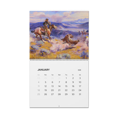 American Western Painting 2026 Calendar