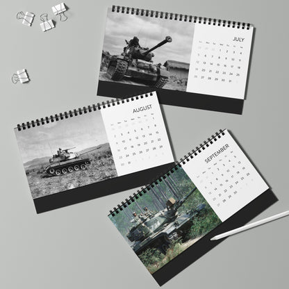 Tanks Throughout History 2026 Desktop Calendar