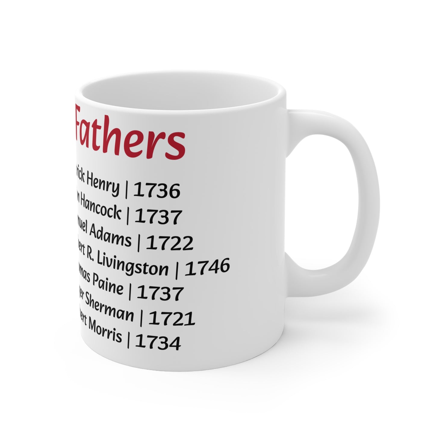 Founding Fathers History Mug