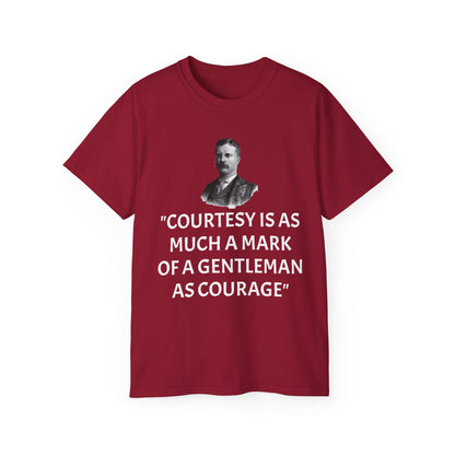 Theodore Roosevelt Quote Unisex Ultra Cotton Shirt