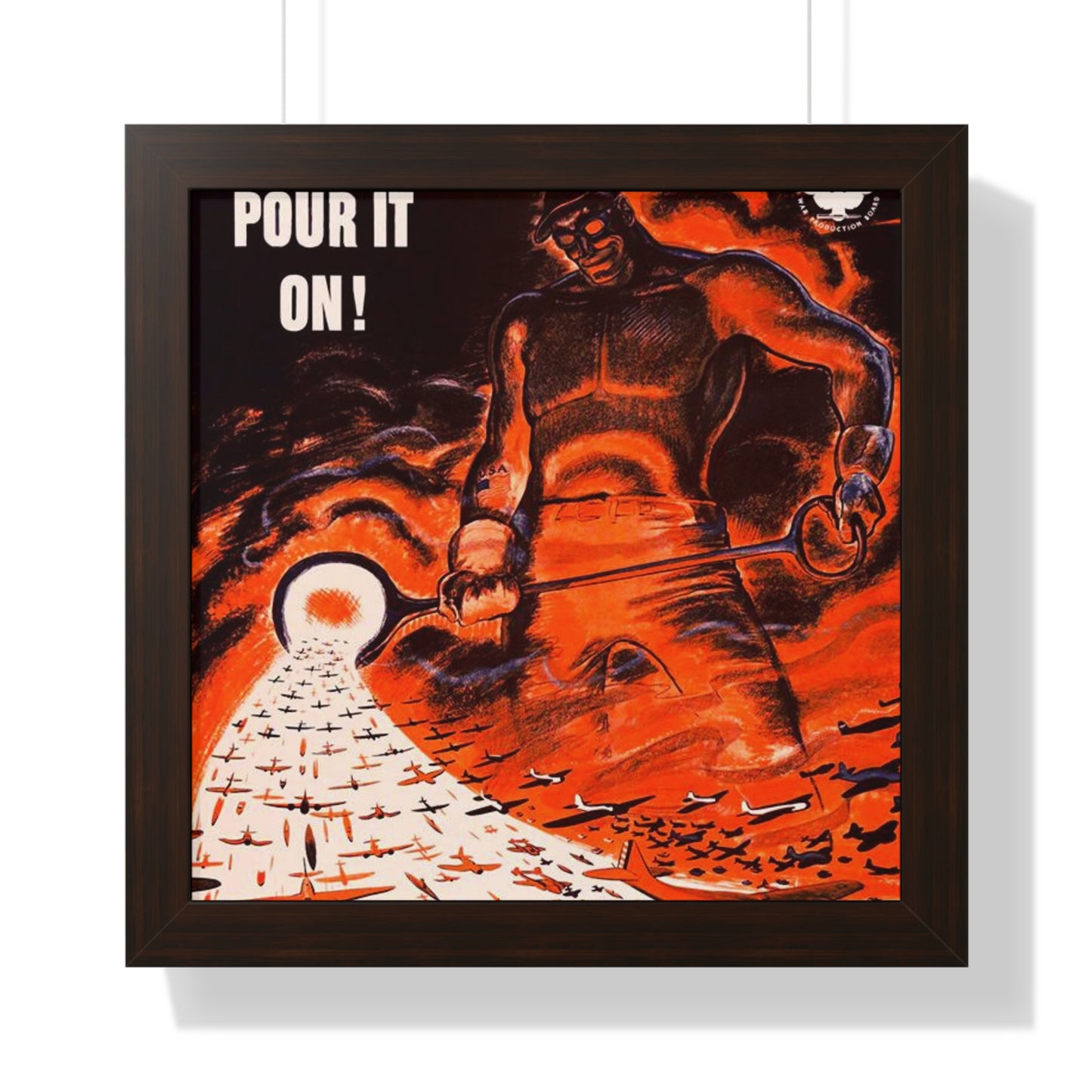 Pour it on Framed Poster