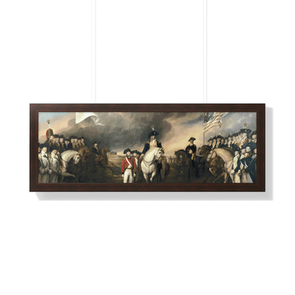 Surrender of Lord Cornwallis at Yorktown Framed Painting Poster