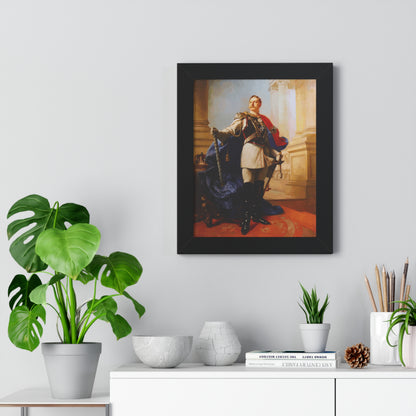 Kaiser Wilhelm II Framed Painting Poster