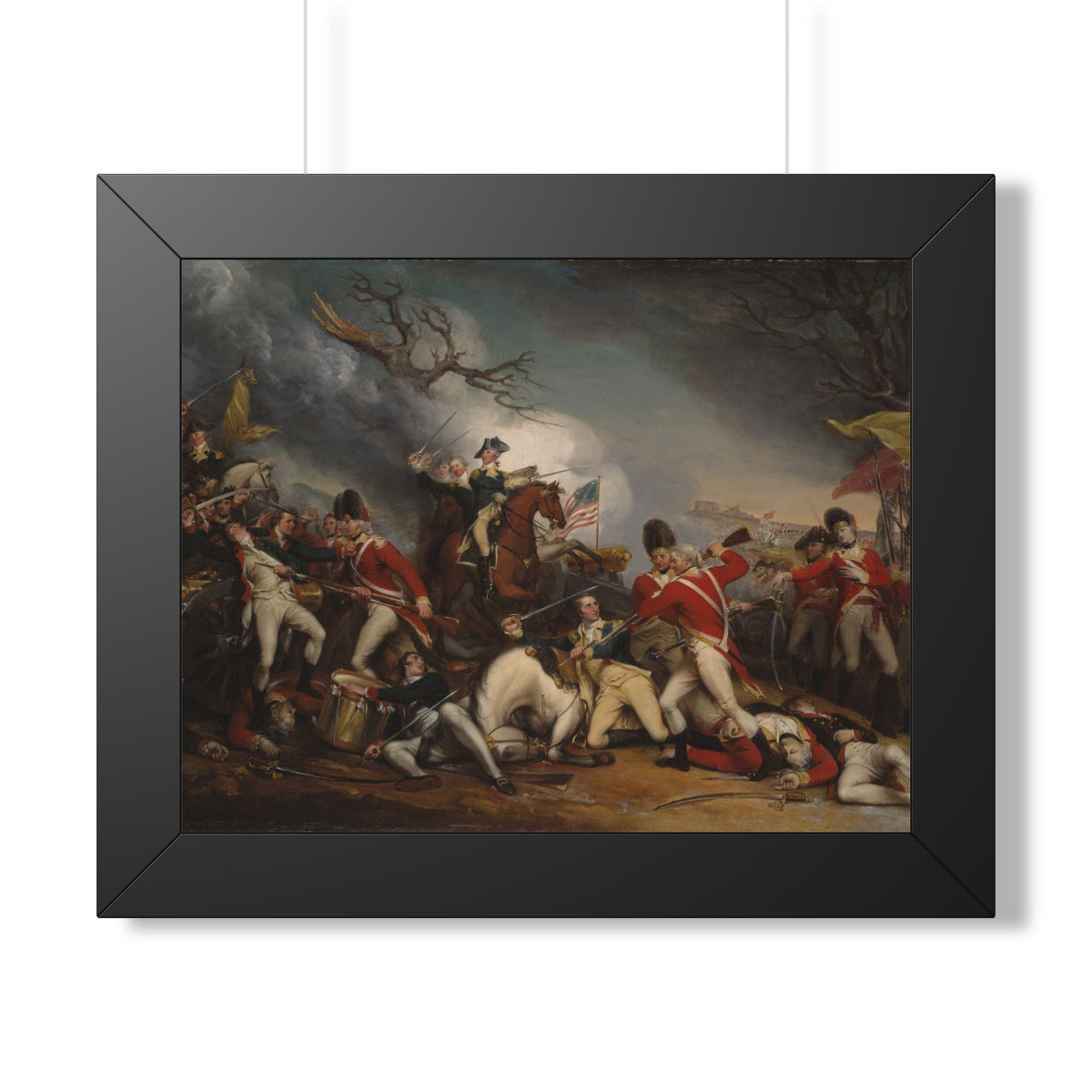 The Death of General Mercer at the Battle of Princeton Framed Print | John Trumbull, c. 1789