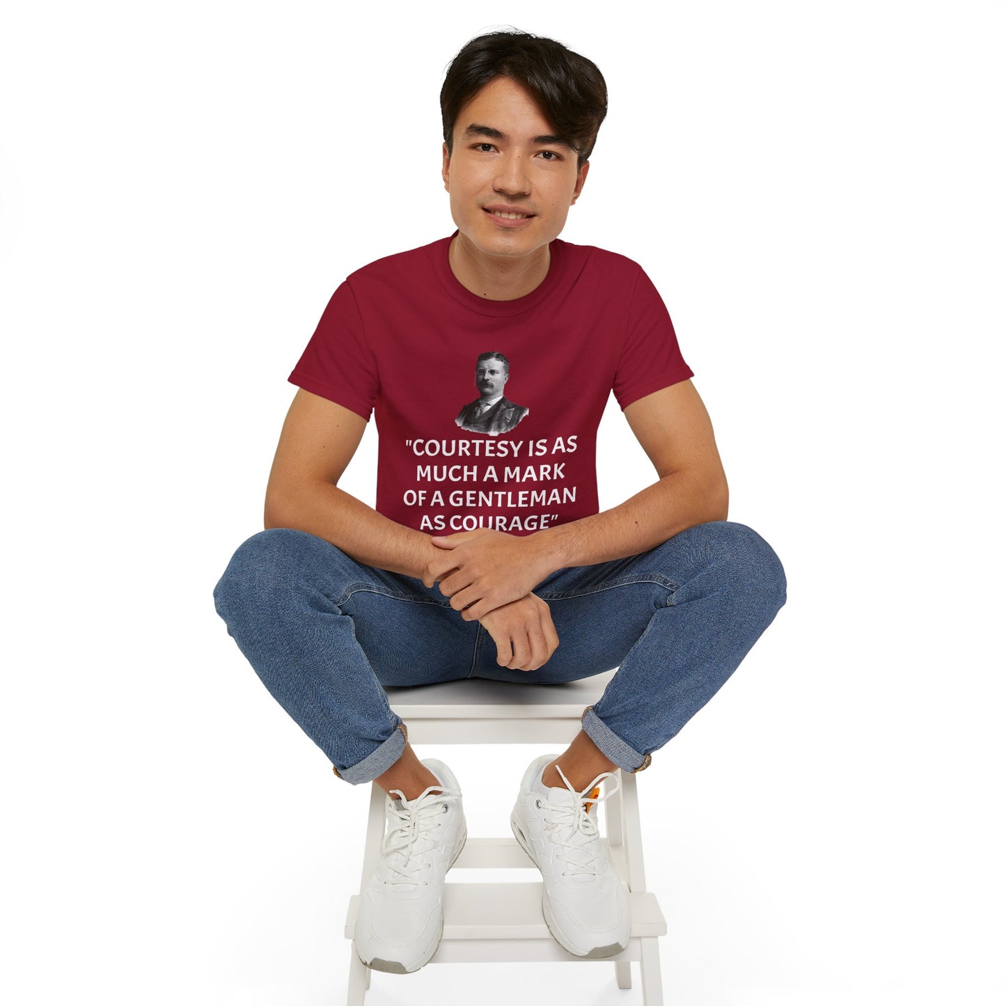 Theodore Roosevelt Quote Unisex Ultra Cotton Shirt