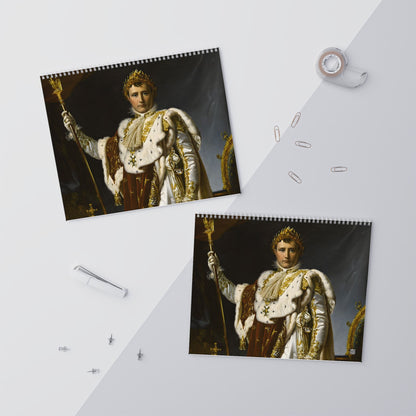 Historical Art Wall Calendar — Napoleon Portraits Monthly Calendar