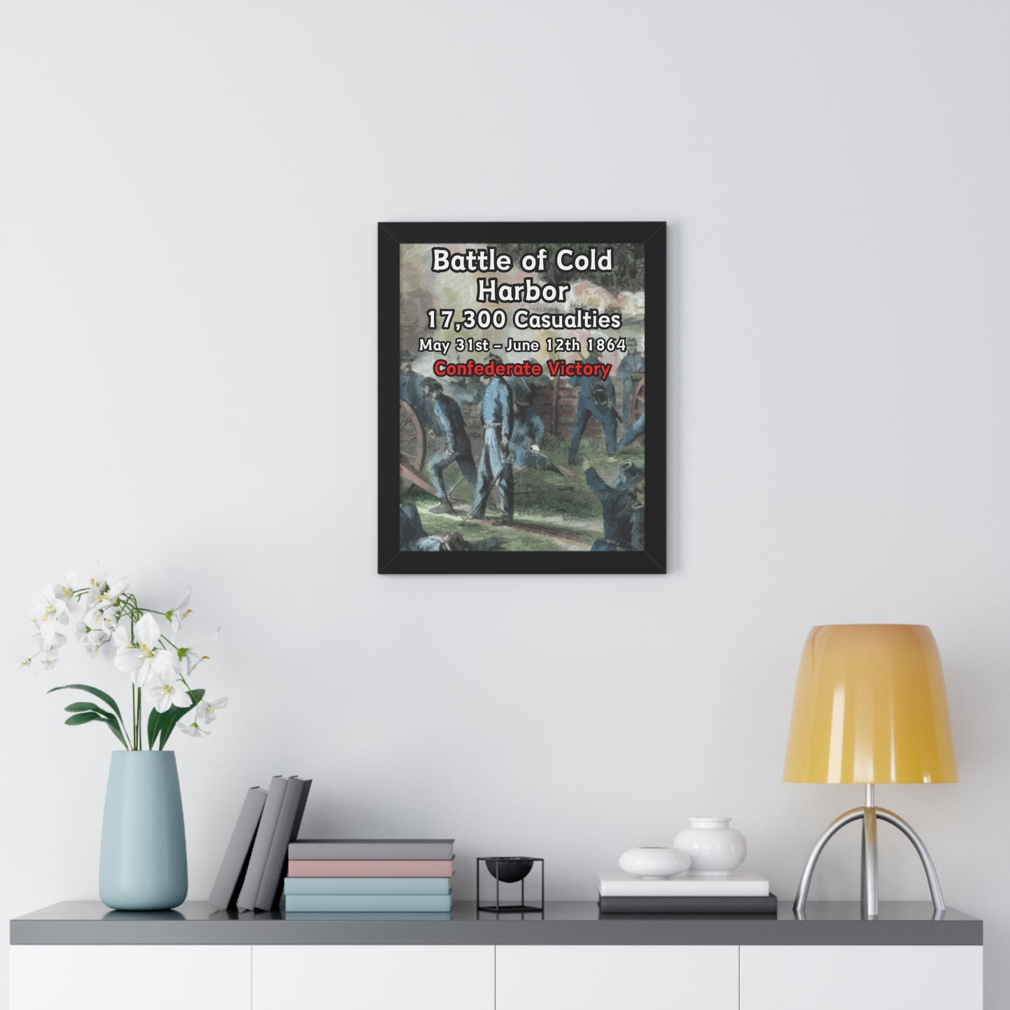 Battle of Cold Harbor Framed Poster